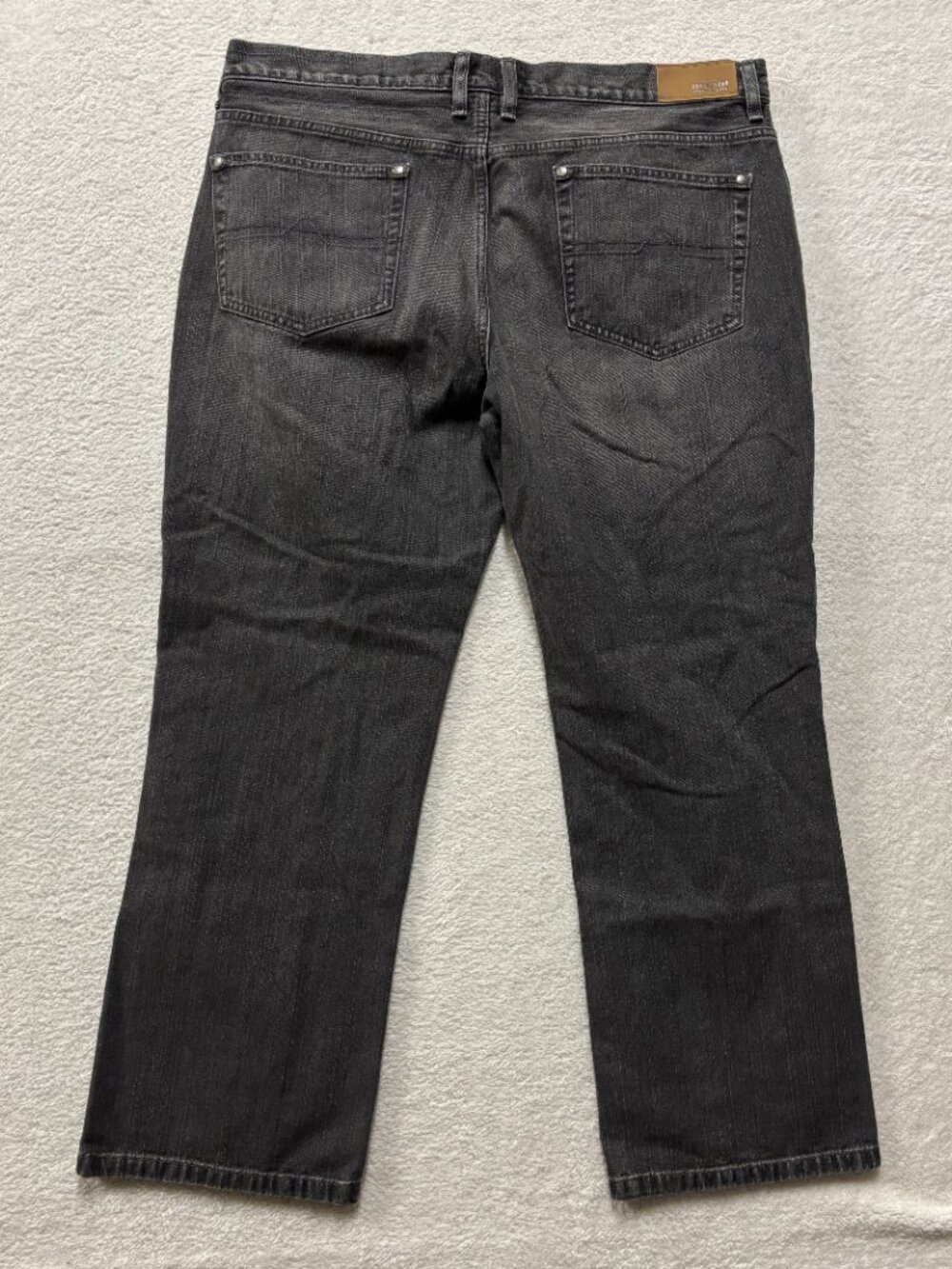 Urban Pipeline Jeans Mens 38x30 Black Wash Denim Slim Straight Skater Y2K Casual